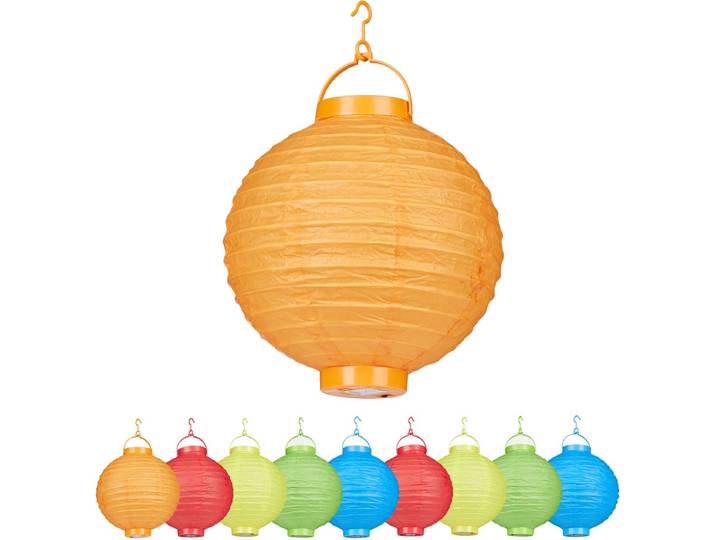 LED lampions - 10 stuks - Ø 20 cm