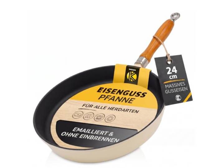 Krüger Gusseisen Pfanne Savanna Ø 24 cm Induktion PFAS-frei