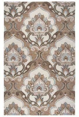 Alora Decor Napoli Hand-tufted Floral Medallion Wool Rug