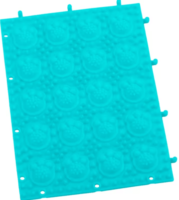 Inspire Curations Self Cleaning Cat Grooming & Massage Comb blue