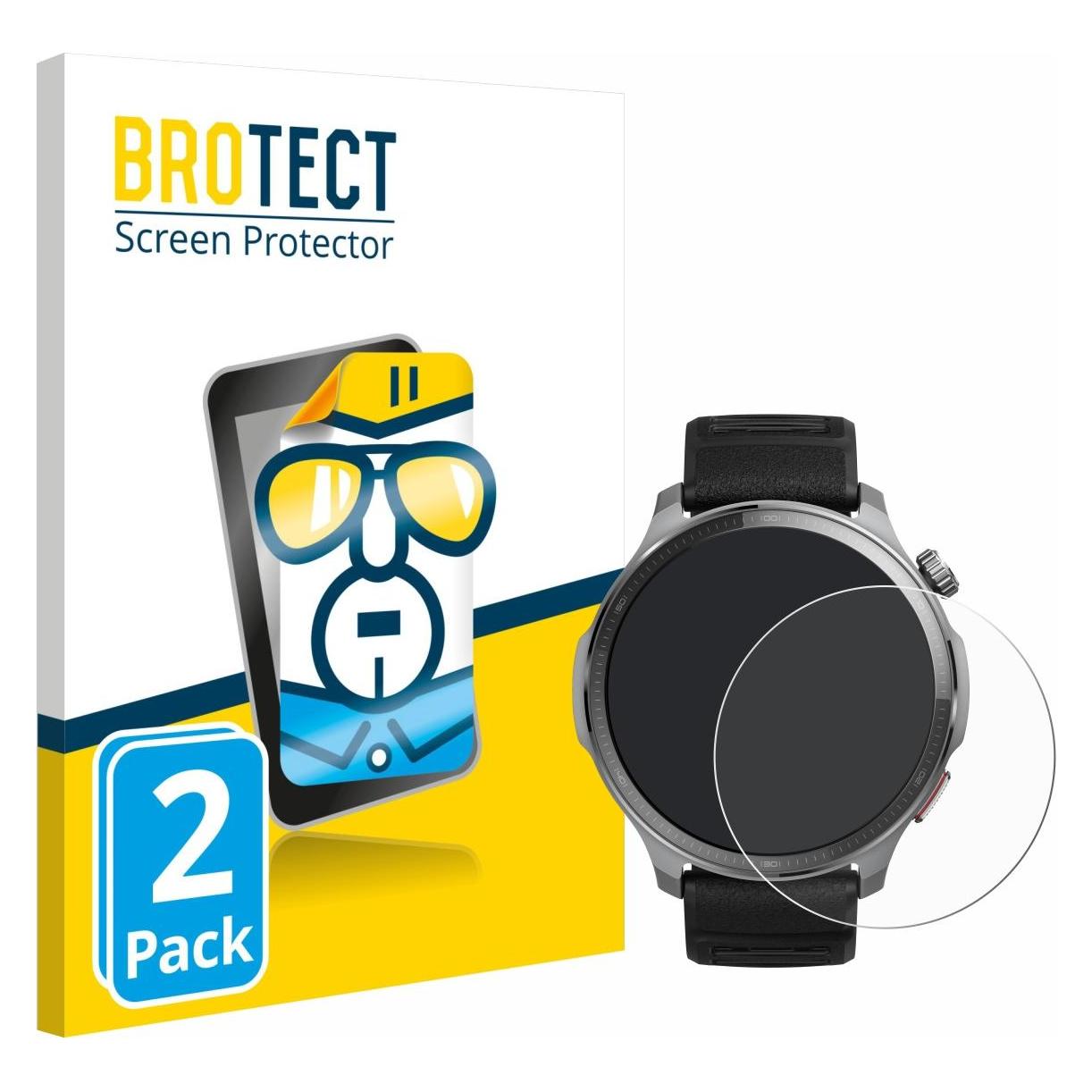 Brotect Schutzfolie für Huami Amazfit Balance 2 XT Displayschutz Displayschutzfolie Folie Klar Transparent (1860690)