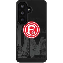 Nivocase Hülle für Samsung Galaxy S26 Handyhülle NIVOcore Case Schwarz Fortuna Düsseldorf Logo Offizielles (Samsung Galaxy S26), Smartphone Hülle, Schwarz