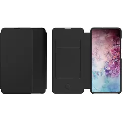 Samsung Wallet Cover (Samsung Galaxy A71), Smartphone Hülle, Schwarz