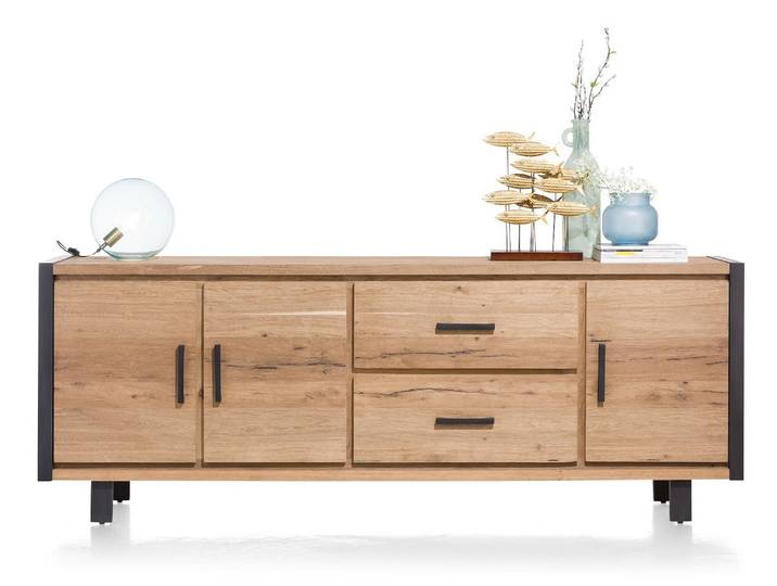 Habufa-BROOKLYN-Sideboard-Railway Brown