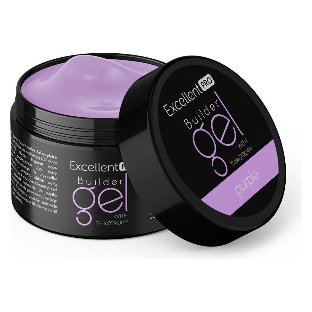 Excellent PRO Builder Gel With Thixotropy Purple 50g (Kunstnägel, Lila) (OTHER)