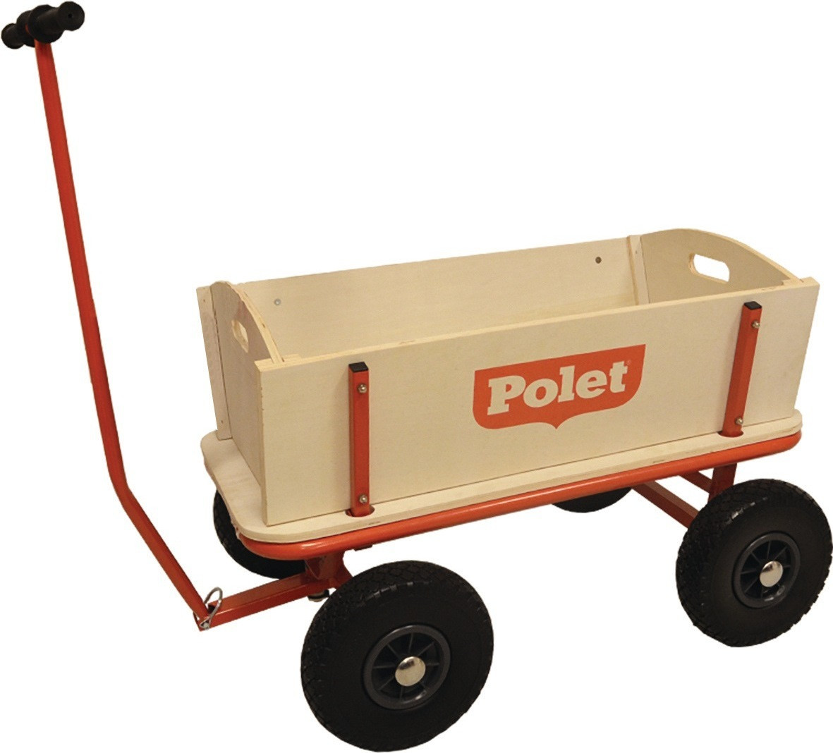 Polet Bollerwagen met 4 polyurethanwielen, inhoud 68 liter