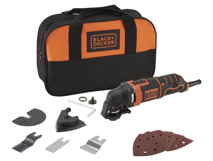 Black & Decker MT300SA2 outil multi-fonctions oscillant Noir\, Orange