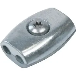 Eiform Drahtseilklemme, A4, 2mm