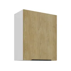 Küchen Hängeschrank 60 cm CREMONA Eiche + Weiß Küche Küchenzeile Küchenblock