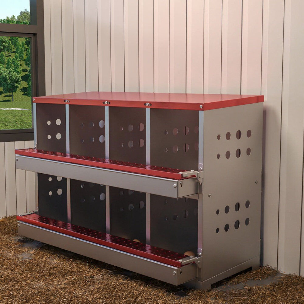 Archie & Oscar 4.14m² Chicken Coop Stainless Steel 4.14m²