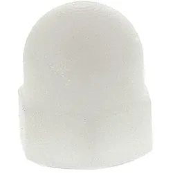 RS PRO, Muttern + Unterlegscheiben, Hutmuttern, M6 Nylon 10mm Glatt (M6)