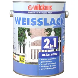 Wilckens Farben 2in1 Weisslack 2,5L