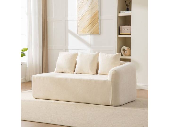 Canapé modulaire - Tissu chenille - Rembourrage mousse haute élasticité 30D - Fond antidérapant - Facile à déplacer