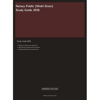 New York Notary Public Exam Prep 2026, Gebundene Ausgabe von Meridian Certification Press, Meridian Certification Press, 978-1-60888-710-1