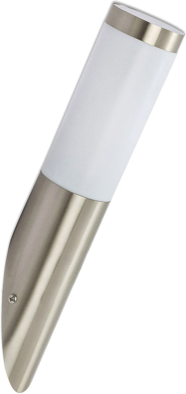 Isoled Wandleuchte Edelstahl, Ip44, Warmweiß, Inkl. E27 Led Leuchtmittel 9w