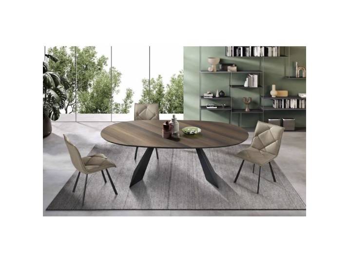 Table fixe - TOKYO - 210 cm - Métal - Eucalyptus Foncé - 6 personnes