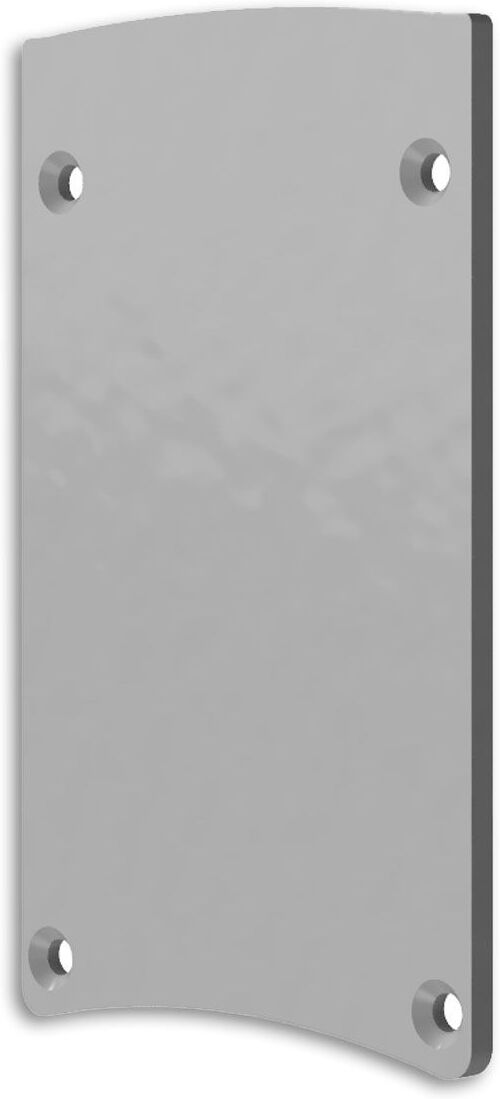 Isoled Endkappe Ec124 Aluminium Silber Für Leuchtenprofil Halon Mit Cover C29/c61