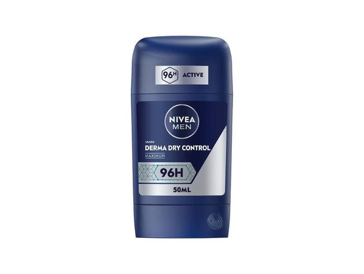 NIVEA MEN Déodorant Aisselles Derma Dry Control 96H Stick 50 ml
