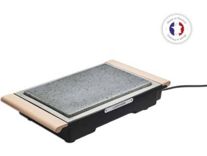 Lagrange - Grille-Viande Grill' Pierre Classic Bois Clair À Poser, 37x23 Cm