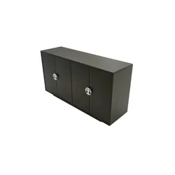 Sideboard  Lotta , schwarz , Maße (cm): B: 139 H: 75