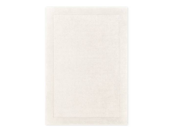 Wollteppich Kivi Weiß/Creme 200 x 300cm Baumwollstoff/Wolle