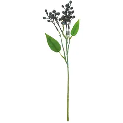 Beerenpick Zweig   ¦ blau ¦ Kunststoff ¦ Maße (cm): H: 40