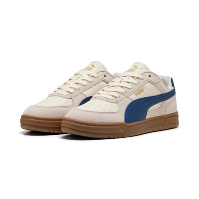 Sneaker PUMA "CAVEN III OG", Herren, Gr. 41, Textil, beige (silber fog, persian blau, alpine snow), Synthetik, mehrfarbig, Schuhe Sneaker, für sportlichen Look im Alltag, gedämpftes Fußbett, mit Schnürung