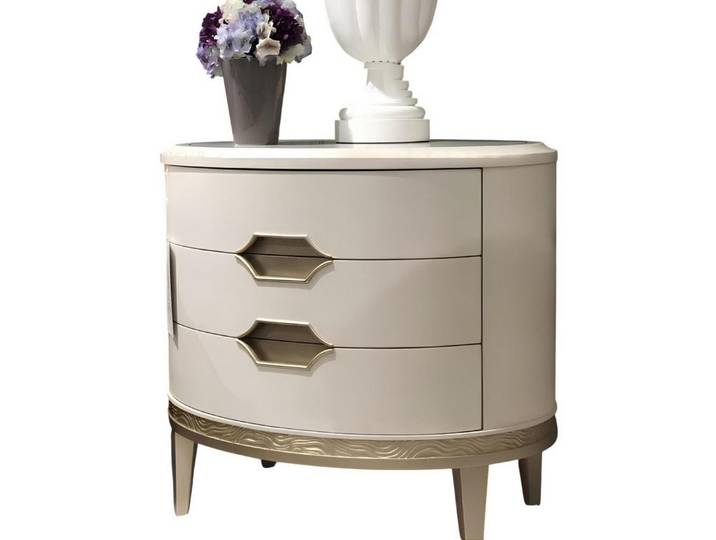 Xlmoebel Nachttisch Designer Konsole aus Holz mit elegantem Design und Stauraum (Nachttisch, 1-St., Nachttisch), Hergestellt in Europa