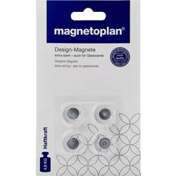 magnetoplan Magnet Acryl (Ø) 20 mm rund Transparent 4 St. 1681020