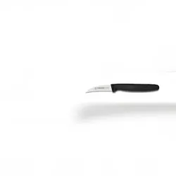 WACA 8x Giesser Tourniermesser Expert aus Edelstahl, gebogen , 16,5 cm , schwarzer Griff