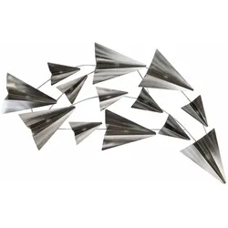 WANDDEKO Silber 126/54 cm