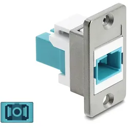 DELOCK Panel Mount SC Simplex Buchse zu SC Simplex Buchse