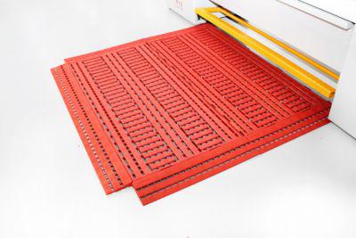 Ecke für Fußboden, L 112 x B 112 x H 25 mm, orange
