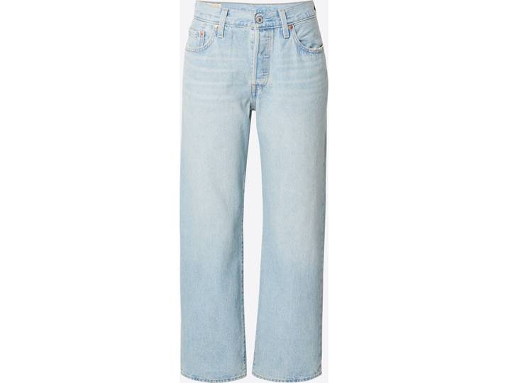 Levi's 501 09's Coupe droite hautes jambes bleu