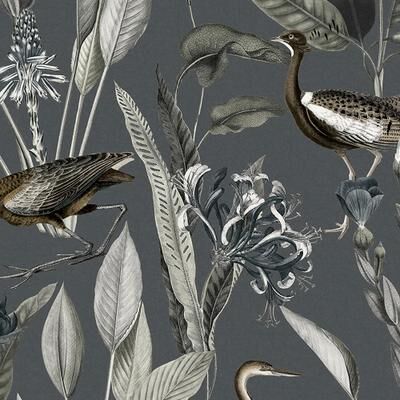 Graham & Brown Glasshouse Midnight Wallpaper