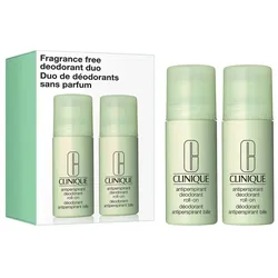 150ml Clinique Fragrance Free Antiperspirant Deodorant Duo (2 x 75ml)