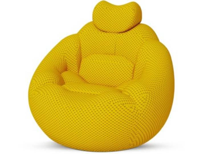 Medisana - Siège Massant Bubble Sofa De Massage Jaune Rs200