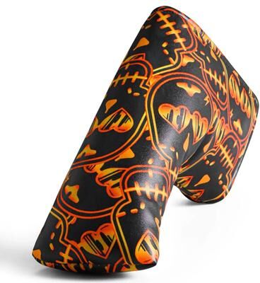 Uplifted Goods Golf Putter Head Cover Protector black Golden