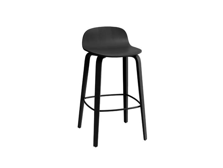 Muuto Tabouret de bar Visu 65 cm Black-Black