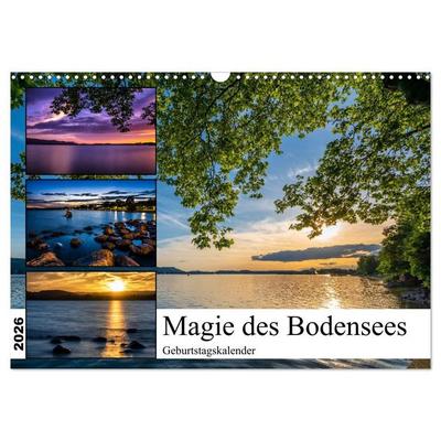 Magie des Bodensees (Wandkalender 2026 DIN A3 quer), CALVENDO Monatskalender