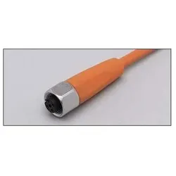 ifm Electronic Kabeldose, Elektronikkabel + Stecker, Orange