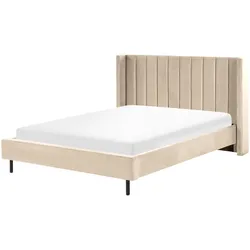BETT mit Lattenrost 160x200 cm Beige Villette