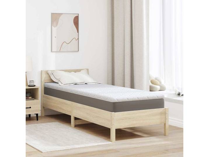 vidaXL, Topper, Kokosnuss Topper Weiß 80 x 200 cm Jacquard-Stoff