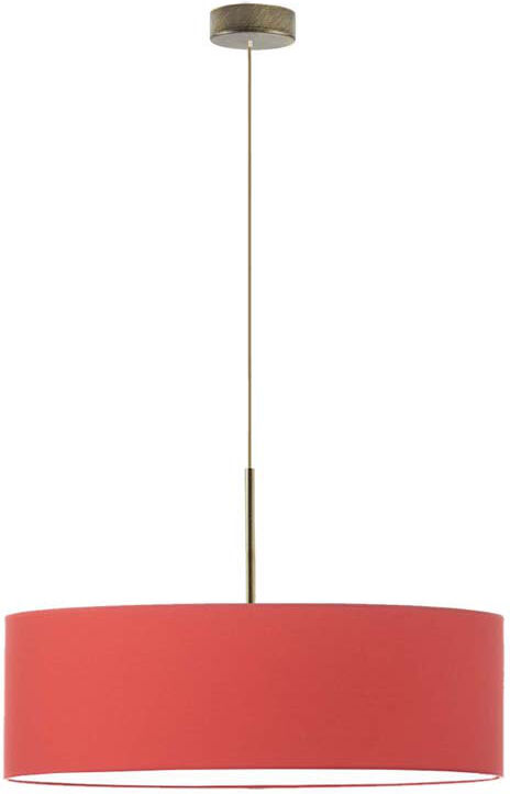17 Stories Aubrionna 4 - Light Drum Pendant Antique (Old) Gold/Red