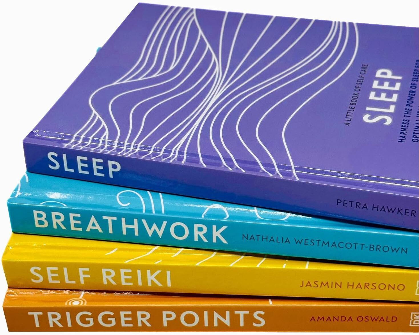DK A Little Book of Self Care Collection 4 Books Set (Sleep, Breathwork, Self Reiki & Trigger Points)