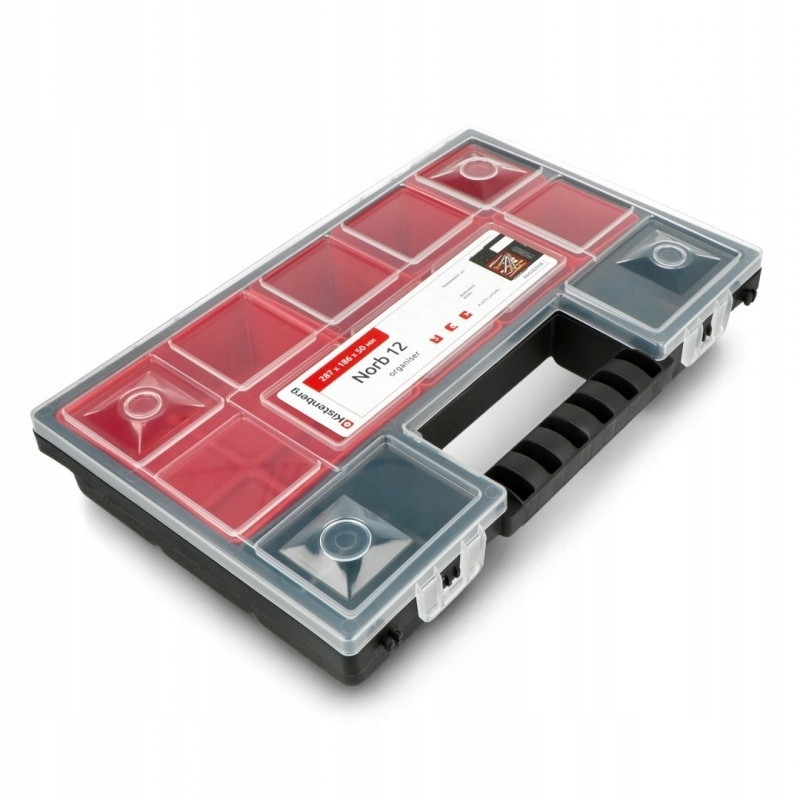 Prosperplast Kistenberg gereedschapskist met verstelbare compartimenten, 28 x 18 cm