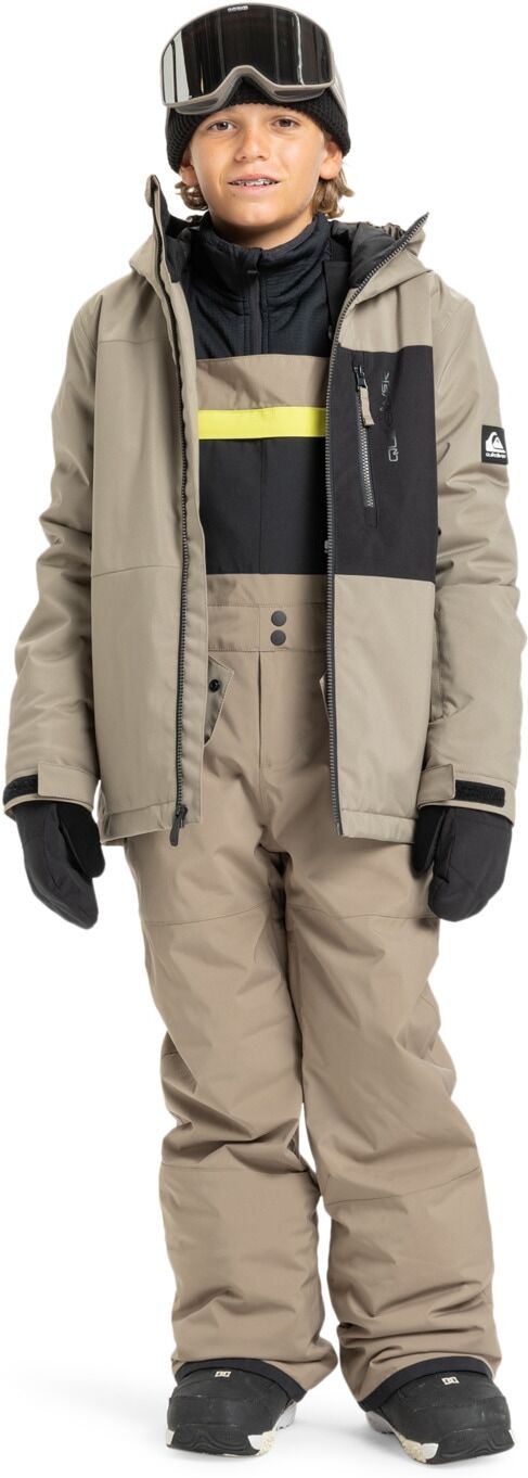 Snowboardhose QUIKSILVER "Mash Up", Kinder, Gr. 14, fallen rock, Obermaterial: 100% Polyester., Hosen Snowboardhose