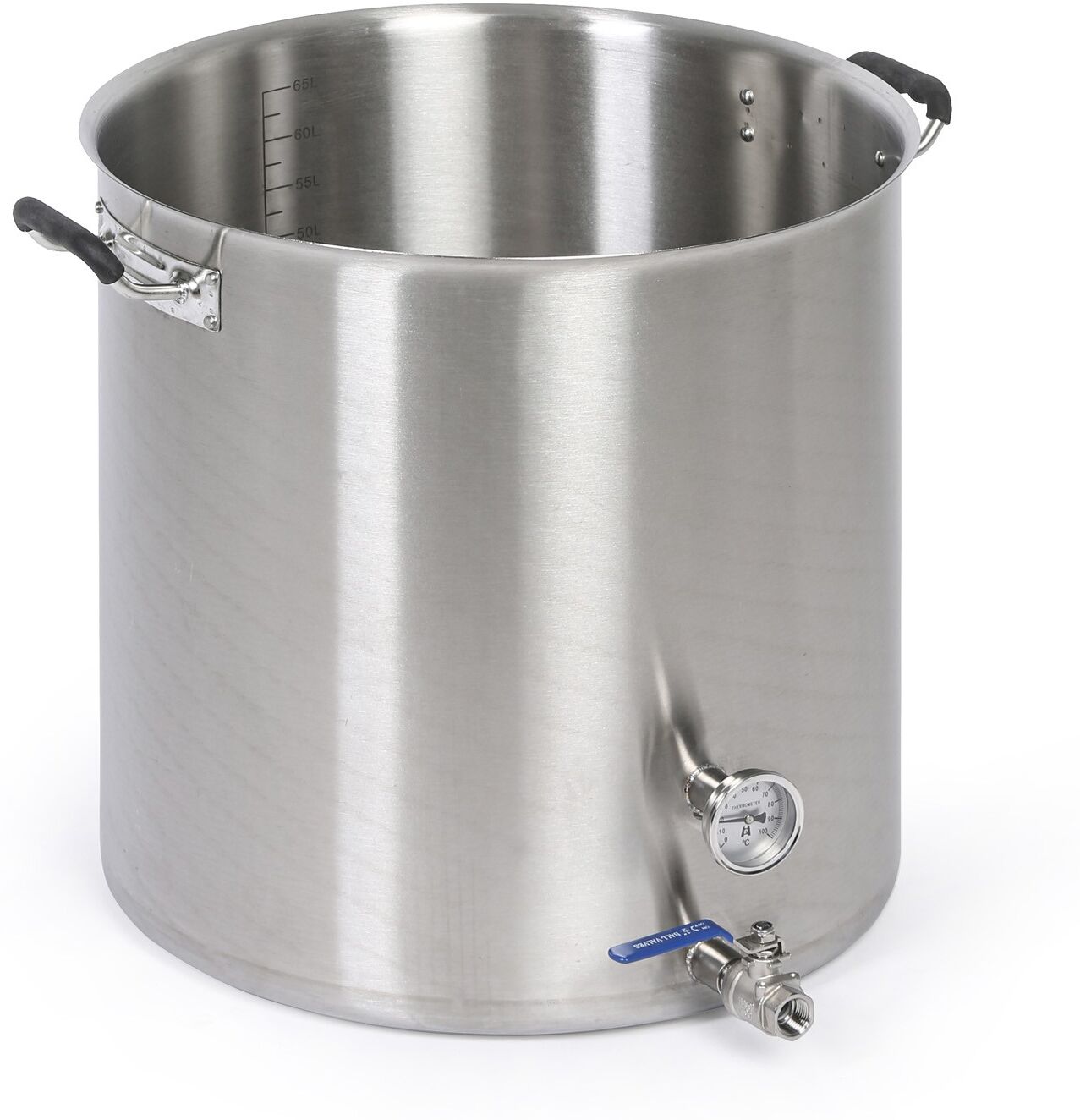 B2B Partner Edelstahltopf mit Ausgießer, 500 x 500 mm, 98 l