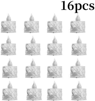Uplifted Goods Flameless LED Light Candle Set For Decor 16pcs