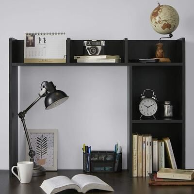 The Classic - Desk Bookshelf - Black by DormCo